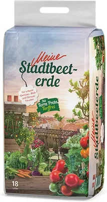 Produktbild von Meine Stadtbeeterde 18 L Blumenerde mit Terra Preta