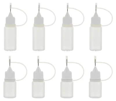 Nadelflaschen-Set, 8 Stück, 5/10 ml, Präzisionsspitzen