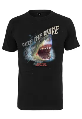Image de T-shirt noir pour homme Mr. Tee, modèle "Catch the Wave", taille S