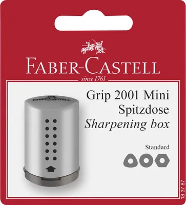 Produktbild von Faber Castell Sharpening Box Grip 2001 Mini Einfachspitzdose Silber