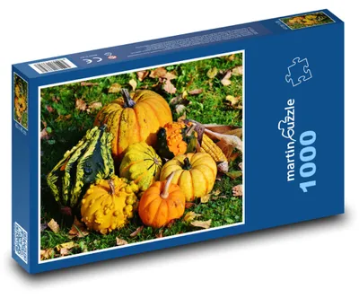 Zdjęcie produktu dla Puzzle 1000 Jesienne Zbiory Dyni - martinpuzzle