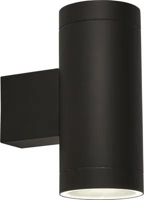 Immagine prodotto di Rochester applique Up/Down GU10 a 2 luci nere con sensore crepuscolare