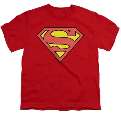 Image de Superman - T-shirt pour enfants, modèle TV36091 (taille 152-158), couleur rouge