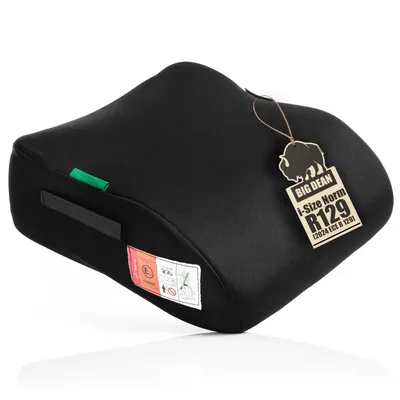 Produktbild von Kindersitzerhöhung nach neuster i-Size Norm R129 Schwarz Sitzerhöhung (135-150cm) Kinder Auto BigDean