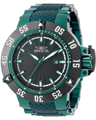 Produktbild von Invicta Subaqua 50793 Herrenuhr - Quarzwerk - Edelstahl mit schwarzem Zifferblatt - 50 mm