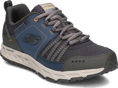 A single Skechers trail shoe is shown from a side-angle on a white background.