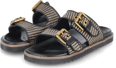 Produktbild von Mexx Damen Pantoletten REILLY PENNY Schwarz Beige Synthetik Größe: 39
