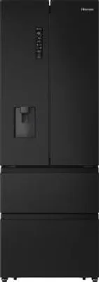 Produktbild von Hisense RF632N4WFE1, Freistehend, French door, Schwarz, 2 Tür(en), Berührung, LED