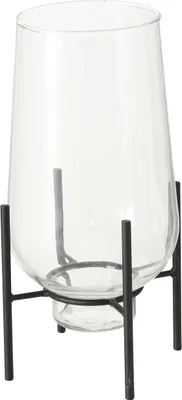 Produktbild von Vase Orat 32x17 Schwarz Metall
