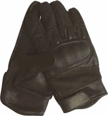 Produktbild von Mil-tec Action Nomex® Einsatzhandschuhe mit Knöchelschutz, schwarz
