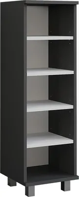 Produktbild von Midischrank Vicco Ilias Anthrazit/Weiß 30.2 x 95 cm mit 5 offenen Fächern, Model 54763