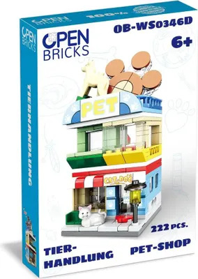 Produktbild von OPEN BRICKS OB-WS0346D Tierhandlung Bausatz