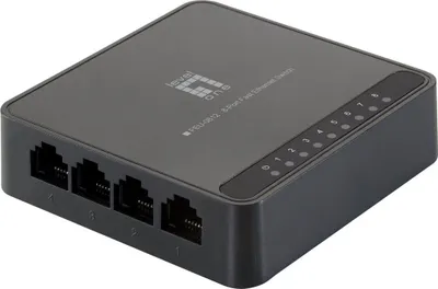 Produktbild von LevelOne Gigabit Ethernet über VDSL2, 1000 Mbit/s, IEEE 802.3, IEEE 802.3u, IEEE 802.3z, Schnelles Ethernet, Gigabit Ethernet, 10,100,1000 Mbit/s, 3000 m, Schwarz