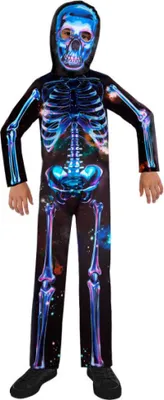 Immagine prodotto di Costume da ragazzo scheletro al neon riciclabile