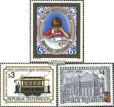 Produktbild von Briefmarken Österreich 1983 Mi 1756,1757,1758 (kompl.Ausgaben) postfrisch Tag d.Briefmarke