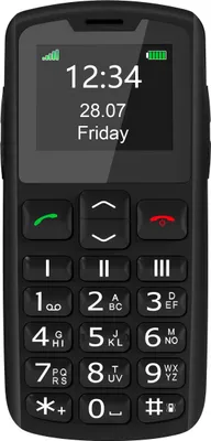 Produktbild von Beafon SL230 LTE, Balken, Single SIM, 4,57 cm (1.8"), Bluetooth, 800 mAh, Schwarz