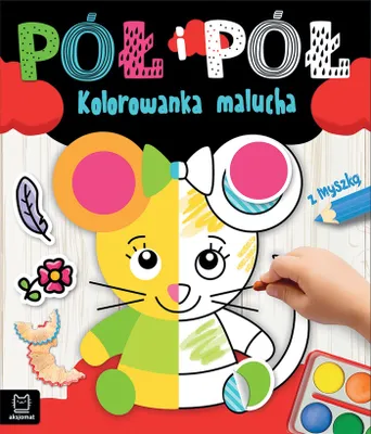 Immagine prodotto di "Pół i pół" Malbuch für Kleinkinder mit Maus