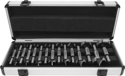 Produktbild von PAULIMOT Forstnerbohrer-Set 15-teilig, 10 - 50 mm