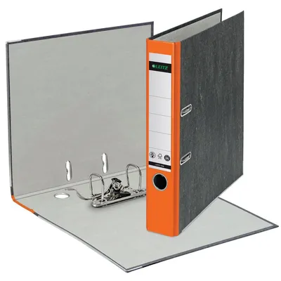 Produktbild von Leitz Cardboard binder 180°, A4, Karton, Orange, 350 Blätter, 5,2 cm, 55 mm