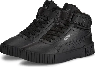 Produktbild von Puma Carina 2.0 Mid WTR Jr Kinder Sneaker Winterschuhe Schuhe gefüttert 387380 schwarz , Schuhgröße:37 EU