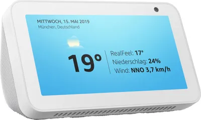 Produktbild von Amazon Echo Show 5, Alexa, Smarthome, Sprachsteuerung, weiß