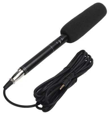 Image de Microphone sans fil - Microphone d'enregistrement - Bras de microphone - Support de microphone - Protection anti-vent en mousse - Câble XLR de 5 m