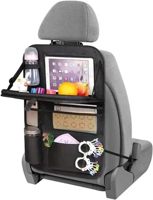 Produktbild von Famanu Auto-Organizer mit Klapptisch - Multifunktionale Rücksitztasche