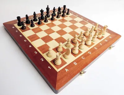 Obrázok produktu pre Drevená šachovnica pre turnaje - 35 cm
