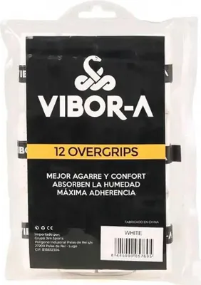 Produktbild von Vibor-a Padel Overgrip 12 Einheiten Schwarz Schwarz One Size