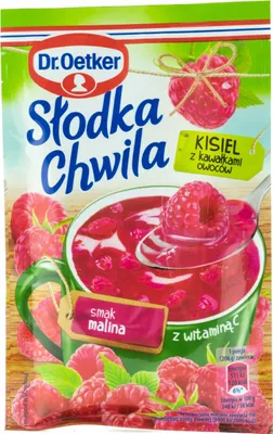 Image de Kisiel à la framboise ou aux fruits Dr. Oetker 31,5 g