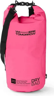 Immagine prodotto di Borsa impermeabile in PVC Where Tomorrow - Modello 01 - 20 litri - rosa