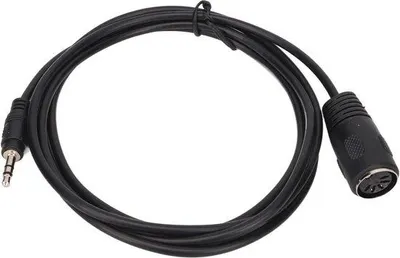 Obrázok produktu pre 5-pinový DIN na 3,5 mm audio adaptér, medený kábel