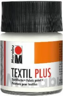 Produktbild von Marabu Textilfarbe "Textil Plus" weiß 50 ml