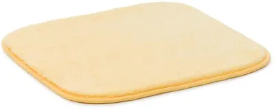 Produktbild von GÖZZE RIO Premium Badteppich weicher rutschhemmender saugfähiger Mikrofaser-Badvorleger Sonne Gelb 50 x 70 cm