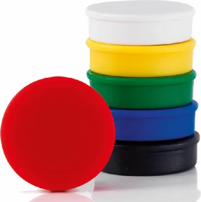 Obrázek produktu pro Sada magnetů Blomus Muro, kulatý, plast, balení 6 kusů, Ø 2,5 cm, barevné, 66740