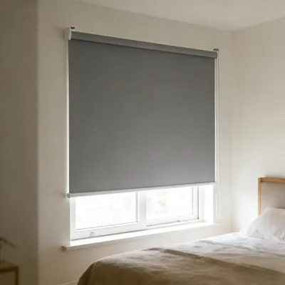 Image de Store vertical - Store extérieur pour balcon et terrasse - Tissu en toile - Protection UV - Protection contre le soleil - Non imperméable - 180 x 140 cm - Gris