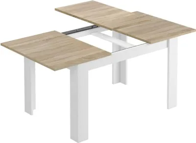 Immagine prodotto di Dmora Tavolo Allungabile Abudula 90x190x78h cm Bianco, Allungabile 8 Posti
