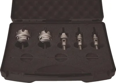Produktbild von Tecwerk Lochsägensatz 8-teilig 16 - 40 mm Schnitttiefe 4 mm HM-bestückt - 1 Stk.