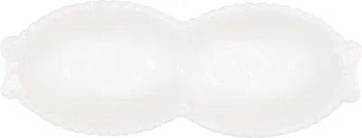 Produktbild von Clayre & Eef Schale 75 ml Weiß Keramik Schmetterlinge