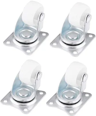 Produktbild von Famanu Set von 4 Möbelrollen - Universelle Rollen mit 30 kg Tragkraft