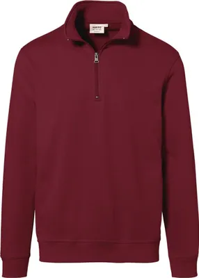 Produktbild von HAKRO Zip-Sweatshirt Premium 451, weinrot, M