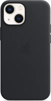 Produktbild von Apple Leather Case MagSafe iPhone 13 mini mitternacht