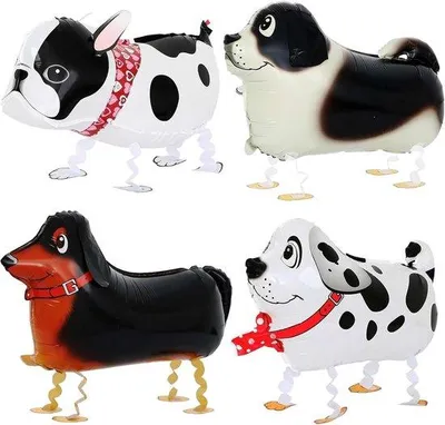 Produktbild von Folienballons Tiere 4 Stück - Festdekoration und Geburtstag