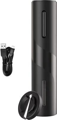 Obrázek produktu pro Verk 07105 Automatický elektrický otvírák na víno USB, LED černý