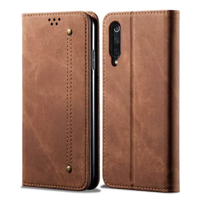 Obrázek produktu pro Xiaomi Mi 9 Pouzdro, Kožené Peněženkové Pouzdro s Magnetickým Uzavíráním a Pouzdro s Funkcí Stojánku pro Xiaomi Mi 9 Hnědý