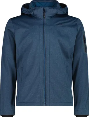 Produktbild von CMP MAN JACKET ZIP HOOD Herren Softshelljacke Wanderjacke petroleum melange 54