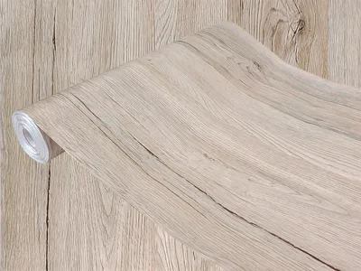 Produktbild von DecoMeister Selbstklebende Folie nach Maß – Klebefolien in Holzoptik – Marmoroptik – Möbelfolie – Lederoptik – Einfarbig – 90x25 cm Sanremo Eiche Sand
