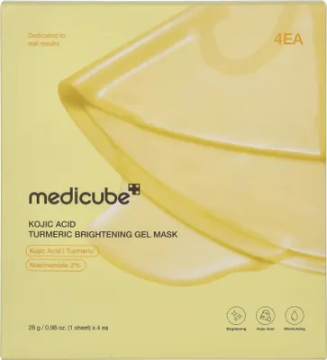 Produktbild von Medicube Brightening Kojic Acid Turmeric Gel Mask 4x28g