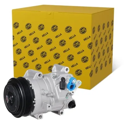 Produktbild von HELLA 8FK 366 201-471 TSE17C Klimaanlage Klimakompressor PAG 46 YF R134a R1234yf für TOYOTA Camry Limousine (V5) für LEXUS ES (V6)
