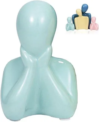 Produktbild von Keramische Ornamente für 4 Personen grün